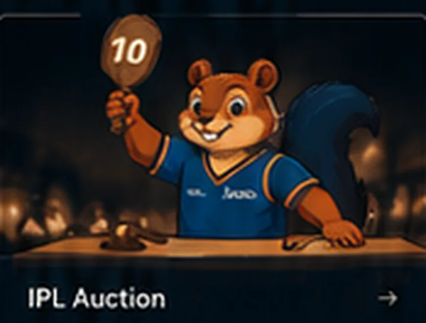 IPL Auction – Junoon '26 indoor event